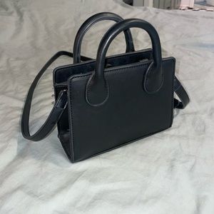 Small crossbody faux leather bag